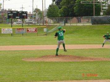 Aaron pitching